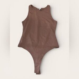 NWT Nordstrom BP Brown Body suit top Size Medium